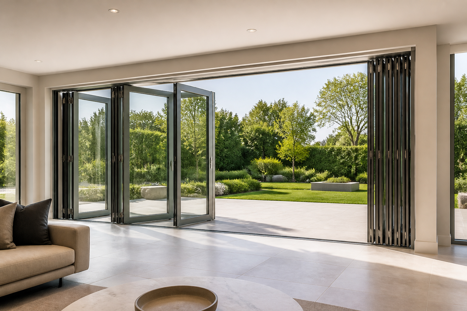 VLX 100 Bifold / Folding Door in Los Angeles, CA | Lightwell Windows & Doors - detail 4