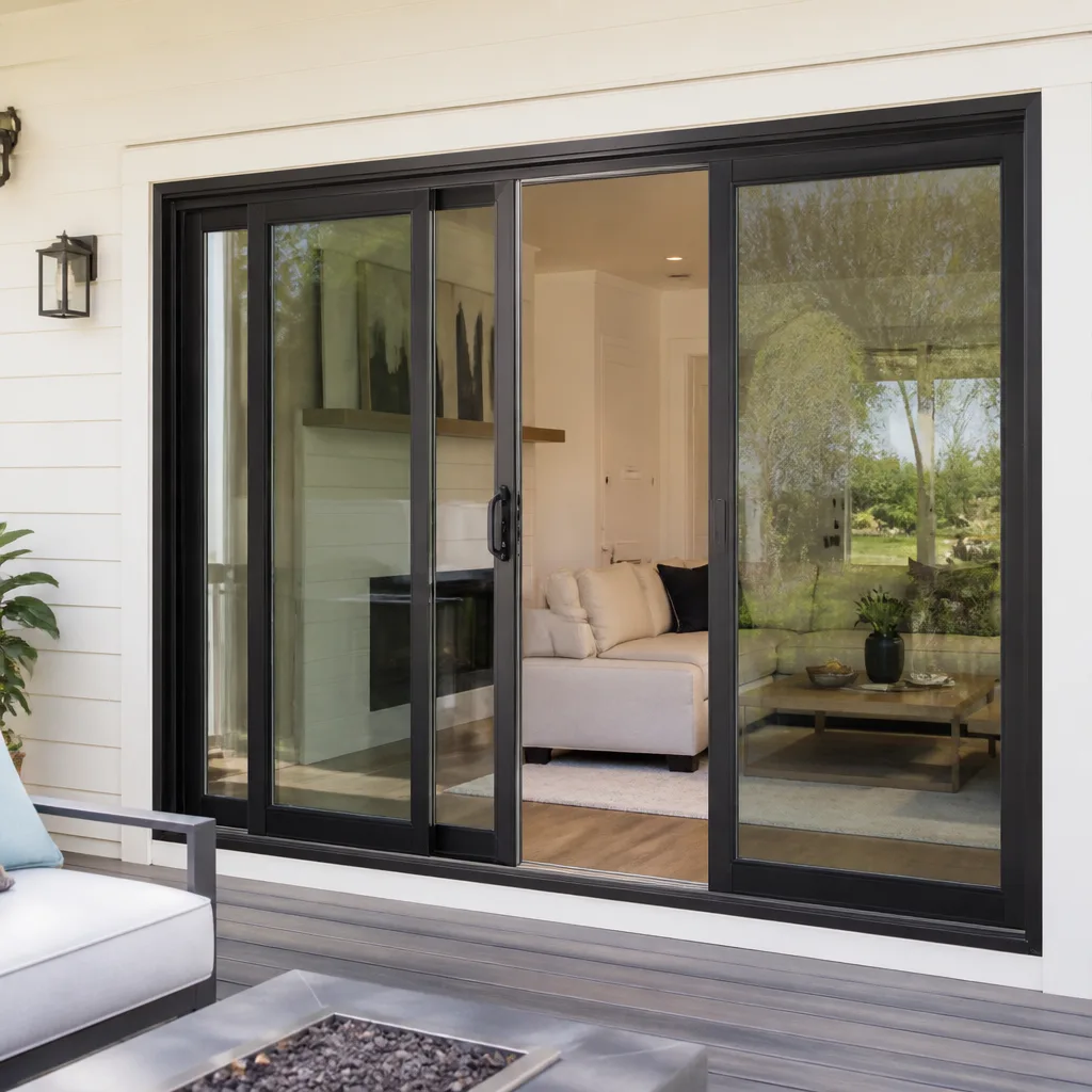 Sliding glass doors